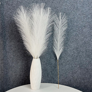 Suministros de Jardín, Ramo de <span class=keywords><strong>Flores</strong></span> Secas de Múltiples Colores, Elegante Decoración para Bodas de Otoño, Hierba de Pampas Artificial - Product Image 1