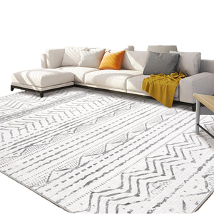 Skymoving New Custom Home Textiles Living Room Machine Made Faux Wool Modern Soft Large Printed Foldable Area <b>Rugs</b> Non-Shedding - Product Image 1