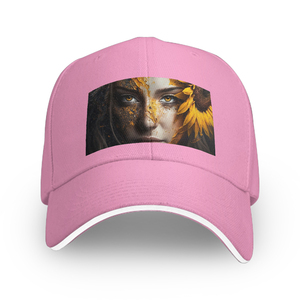 Gorra de béisbol de terciopelo de lujo de 5 paneles con imagen personalizada, visera curvada, tocado sublimado de goma con letras impresas deportivas de estilo americano a la moda - Product Image 1