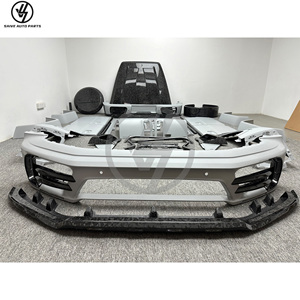 Kit carrosserie complet en fibre de carbone forgée à sec style Mansori pour G-Class W464 G63 AMG G500 (pare-chocs, capot, spoiler) - Product Image 3