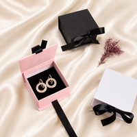 Meilleures boîtes à bijoux de luxe pour l'emballage de cadeaux avec ruban et nœud, étui de voyage unique en carton personnalisé, vente en gros