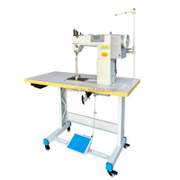 Nouvelle machine à coudre HUAMEI pour usage domestique, avec moteur 17 mm pour articles en cuir, haute vitesse et lubrification automatique