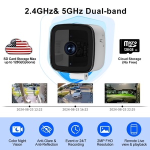 Smart <b>Camera</b> 2MP Wireless Outdoor Security With Night Vision And Two Way Audio <b>For</b> Home Surveillance - Product Image 5