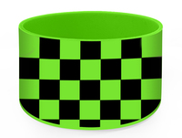 Protection en silicone personnalisée à motif damier pour gobelet STY 20-40oz, antidérapante, accessoires pour gobelet