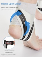 Orthèses de Cheville Sportives avec Support de Compression en Néoprène Ajustable pour Basketball, Football, Course et Salle de Sport