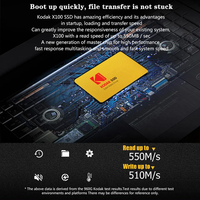 KODAK SATA3 SSD Disque Dur Disco Duro Unidad de estado sólido 120GB 240GB 480GB 960GB 1TB SATAlll 2,5 Discos de disco interno