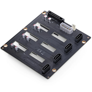 บอร์ดแบ็คเพลนเซิร์ฟเวอร์ 4 ช่องเชื่อมต่อ SATA วงจรเชื่อมต่อสำหรับแผงแร็คแชสซี NAS - Product Image 2