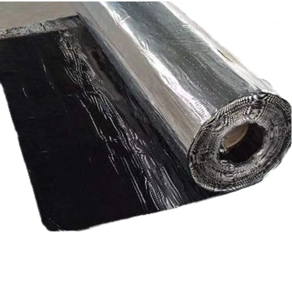 Membrane imperméable de papier d'aluminium de bitume modifié auto-adhésif de matériaux de toiture pour le toit