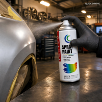 Peinture en aérosol à base de résine acrylique de couleur normale de haute qualité pour usages multiples
