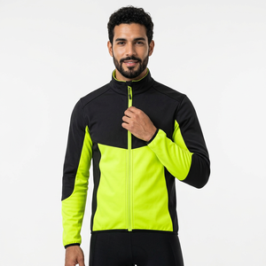 Veste de cyclisme réversible pour homme SPRINT SPORTS, fermeture éclair intégrale, coupe-vent, séchage rapide, écologique, 100% polyester, manches longues, VTT - Product Image 1