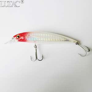 Leurre de pêche à la traîne simulé 3D Lutac - 115 mm 25 g flottant avec hameçon triple VMC, stock de leurres durs - Product Image 2
