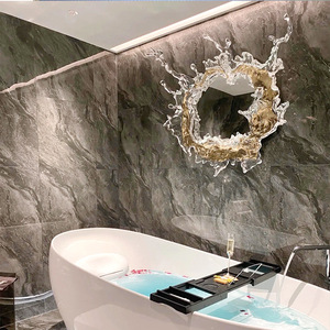 Espejo Decorativo Artístico con Lámpara de Pared de Agua para Salas de Estar, Hoteles, Salas de Exposición y Baños, Espejos Decorativos Populares con Efecto de Agua - Product Image 1