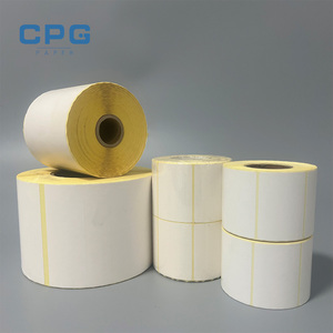 Thermal Paper Supplier Barcode Label <b>Sticker</b> 50x30mm Adhesive High Sensitivity Thermal Label <b>Printer</b> Paper for Retail Checkout - Product Image 1