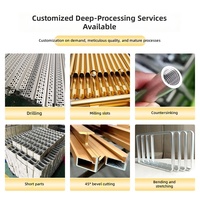 Profilé d'extrusion en aluminium série 6000 de haute précision T3-T8, profilé en T, services de découpe et de pliage d'alliage, support solaire léger