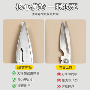 Yocan Garlic Pruning <b>Shears</b> D101 Stainless Steel Spring Loaded Garden <b>Tool</b> For Harvesting And Trimming - Product Image 2