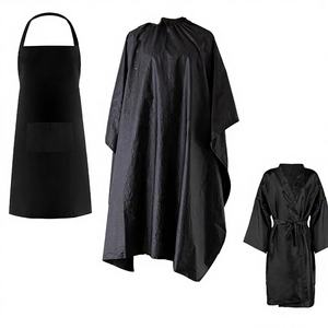 Capa de Corte de Pelo Ajustable y Cómoda con Botones a Presión, Cobertura Total, Tela de Poliéster Impermeable, para Hombres/Mujeres, Salón de Belleza/Barbería - Product Image 1