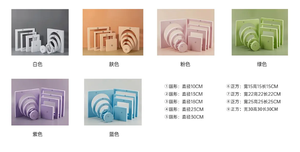 9 In 1 foto sfondo tavolo oggetti di scena <span class=keywords><strong>fotografia</strong></span> schiuma polimerica forme rotonde e quadrato per le riprese In Studio - Product Image 2