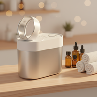 GEMEO 4L Digital Lcd Stainless Steel Big Tank Household Mist Maker Fogger Ultrasonic Air Humidifier With Waterproof