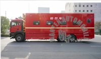Prix d'usine HOWO Tente Remorque 6*4 6x4 Slide-Out Camper Expedition Véhicule LHD RHD Camper Bus