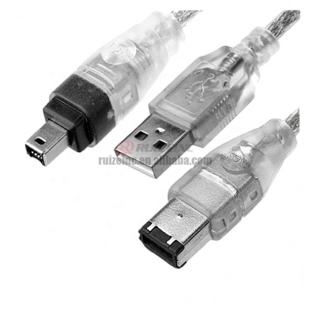 Firewire 4P Usb to Data Ieee 1394 Cable Camera Dv Capture Card