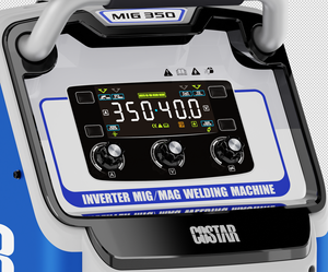 Máquina de soldar MIG portátil sin gas de alta calidad, máquina de soldar sin gas MIG-350 con pantalla LCD, soldador - Product Image 5