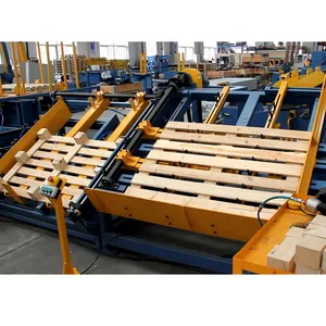 Automatic and manual wood pallet nailer machine