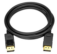 Cable DisplayPort 1.2 de 3 Metros, DP a DP Macho a Macho, Cable de Video 4K 30Hz para Monitor, PC, Laptop, TV, Proyector