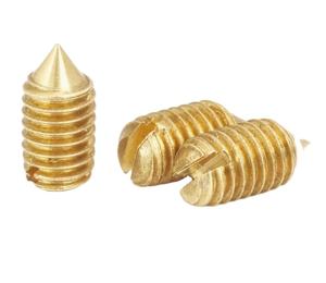 <span class=keywords><strong>Prix</strong></span> usine KIMI vis d'assemblage conique autobloquante sans tête <span class=keywords><strong>M2</strong></span> <span class=keywords><strong>M2</strong></span>.5 M3 M4 M5 vis de verrouillage à pointe en laiton Machine à rainurer à tête plate - Product Image 3