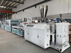 เครื่องจักรสายการผลิตโปรไฟล์พลาสติก PVC สำหรับหน้าต่างและประตู <span class=keywords><strong>แผ่น</strong></span>ผนังและฝ้าเพดานแบบกลวงขนาด 300 มม. ราคา<span class=keywords><strong>โรงงาน</strong></span> - Product Image 5