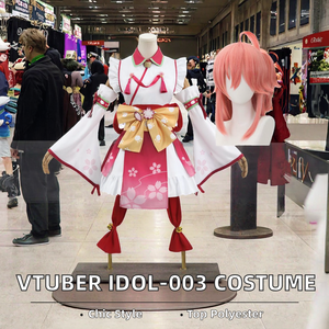 ชุดคอสเพลย์วีทูเบอร์ญี่ปุ่นในวันฮาโลวีน <span class=keywords><strong>VTuber</strong></span> Hololive รุ่น-IDOL-003 พร้อมชุดสูท วัสดุโพลีเอสเตอร์ สำหรับผู้ใหญ่ทุกเพศ - Product Image 3