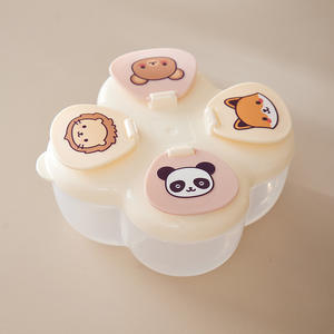 Boîte de distribution de <span class=keywords><strong>lait</strong></span> en <span class=keywords><strong>poudre</strong></span> pour bébé portable en PP à quatre compartiments pour les sorties des nouveau-nés - Product Image 6