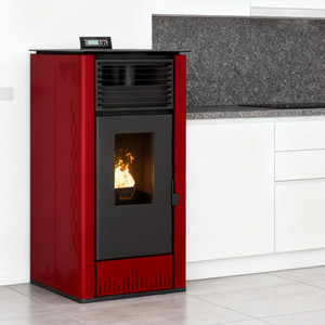 Отдельно стоящая пеллетная печь, камин, эффективное топливо из биомассы, дровяной обогреватель, быстрая доставка, ветровые функции для более теплых вилл - Product Image 2