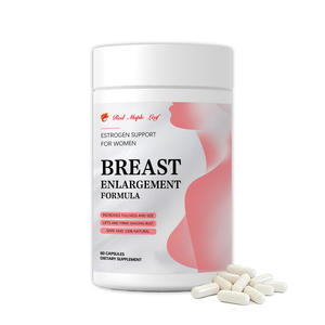 Capsules de <span class=keywords><strong>formule</strong></span> d'augmentation mammaire, Complément alimentaire naturel à base de plantes, Soutien aux œstrogènes et soulagement de la ménopause, Végétalien, Certifié GMP - Product Image 1