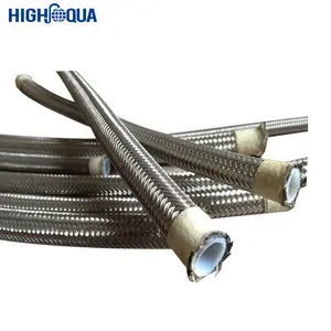 High Pressure Stainless Steel 304 Wire Braided PTFE Hydraulic Hoses R14