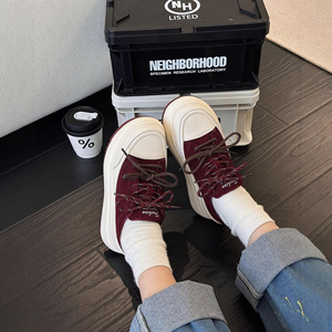 2026 New Style Thick-soled White Sneakers - Perfect <b>for</b> <b>Women</b>, Classic Retro Soft-Tread Comfortable Leisure Sports Shoes - Product Image 3