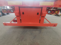 Semi Trailer Flatbed Kokoh 3/4/5 As Roda dengan As Roda Fuwa/BPW untuk Kontainer 20GP/40FT/45HQ 40/50T, Pengiriman Barang Antar Kota
