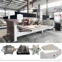 Scie à pont CNC 4 axes GQ-3220H, machine de découpe manuelle de pierre pour comptoirs de cuisine et mosaïques, moteur et moteur électrique certifiés CE