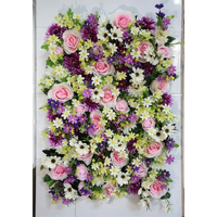 Hydrangea platycodon grandiflorum merah seri manual tanaman latar belakang dinding trill salon gambar dinding