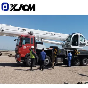 XJCM üretici satış 50 Ton 60 Ton 70 Ton 100 Ton ağır hidrolik mobil kamyon üstü vinç