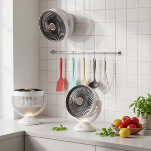 Ventilador de Camping Portátil <span class=keywords><strong>Berserk</strong></span>, Económico, con Enfriamiento por Aire, con Luz, Ventilador de Escritorio - Product Image 6