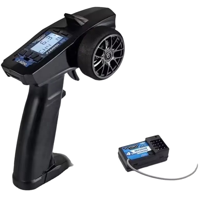 Turbo Racing P32 91803G-C 2.4G 4CH Remote Controller LCD Display Waterproof Radio Transmitter RC Cars Boats standard FPV