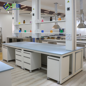 Meubles de laboratoire en métal modernes, banc de travail, table de laboratoire pour écoles, hôpitaux - Product Image 2