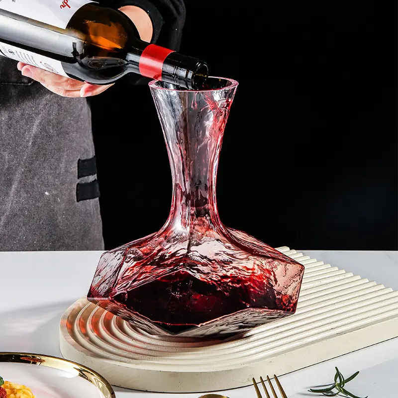 Decanter per vino caraffa Nordic cold grain glass diamond red Wine dispenser decanter