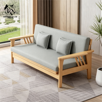 Canapé extensible fabriqué en usine, à bas prix, personnalisable, en stock, prêt à être expédié, nouveau design, meubles de salon, canapé pliant en bois.
