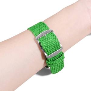 Nylon CHARM Smartwatch <b>Strap</b> Replacement Braided Woven Band for Men Women 14-22mm Stainless Steel Silver Buckle - Product Image 6