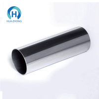 Tubería de Acero Inoxidable Soldada ERW 304 316L, Tubo Redondo para Construcción, Suministro de Agua y Uso en HVAC