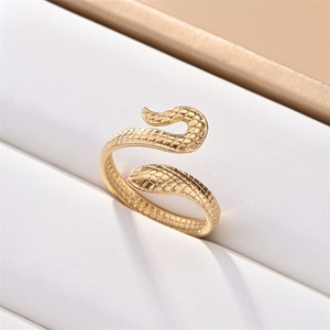 Anillo Abierto de Acero Inoxidable Estilo Europeo Americano, Diseño Geométrico, Joyería Unisex, Regalo - Product Image 2