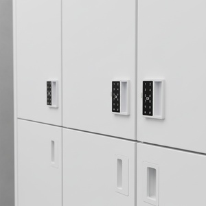 Cerradura Electrónica con Pantalla Táctil de Plástico Anti-Espionaje, Sensor de Microondas y Contraseña Numérica para Casilleros de Supermercado de Madera o Laminado - Product Image 5