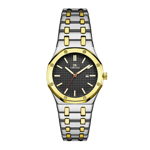 <span class=keywords><strong>IIK</strong></span> Collection 1338A vente chaude guangzhou montre à quartz unisexe dernier bracelet en acier étanche date montre-bracelet d'affaires minimaliste - Product Image 6