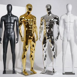 Maniquí de Torso Masculino de Diseño, Negro Mate, de <span class=keywords><strong>Cuerpo</strong></span> Completo, para Exhibición en Tiendas de Moda, Precio de Fábrica - Product Image 3